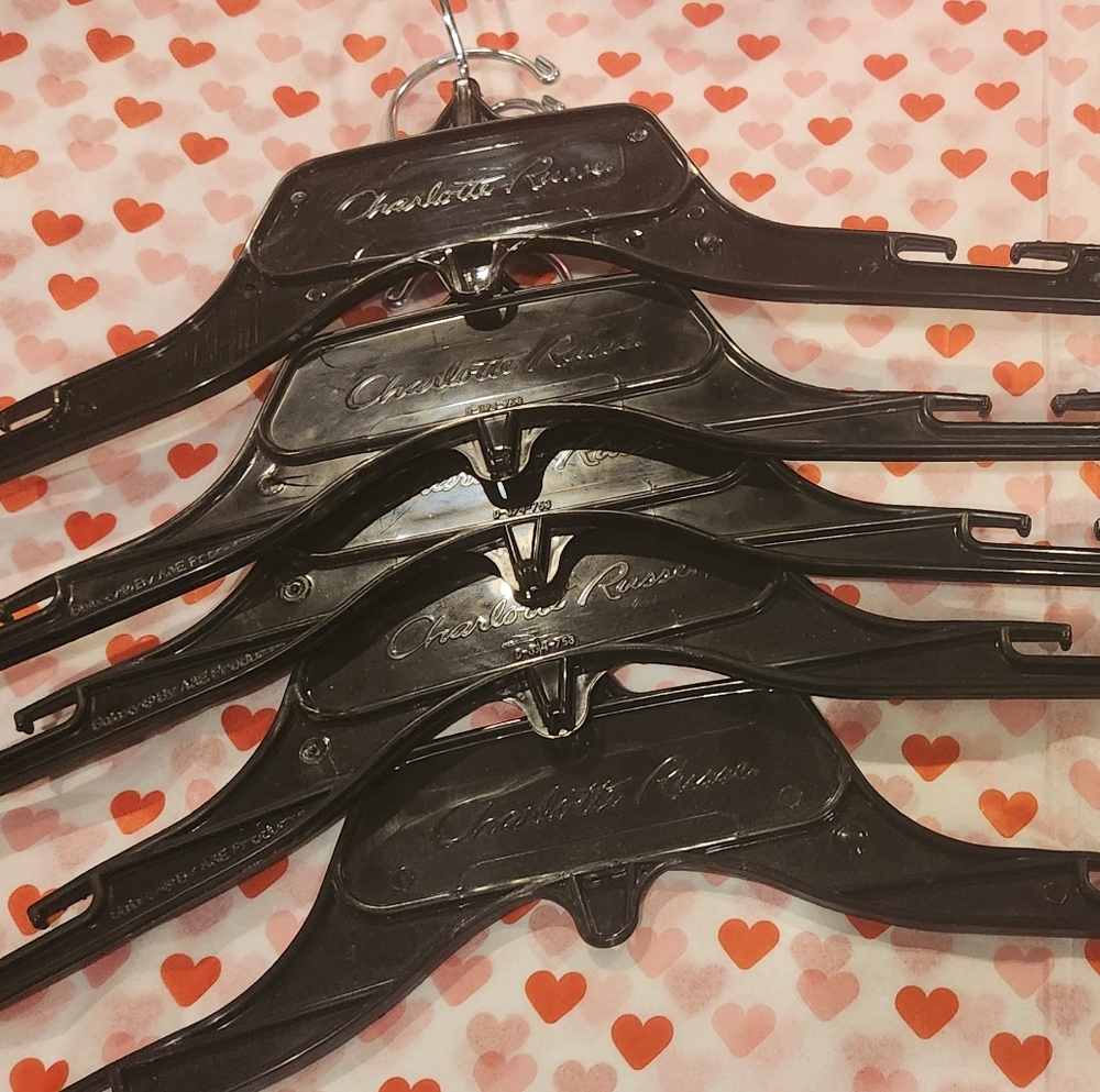 Charlotte Russe vintage clothing hangers